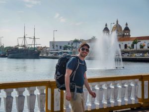 Alte Brücke im Stadtkern Cartagena de Indias.
